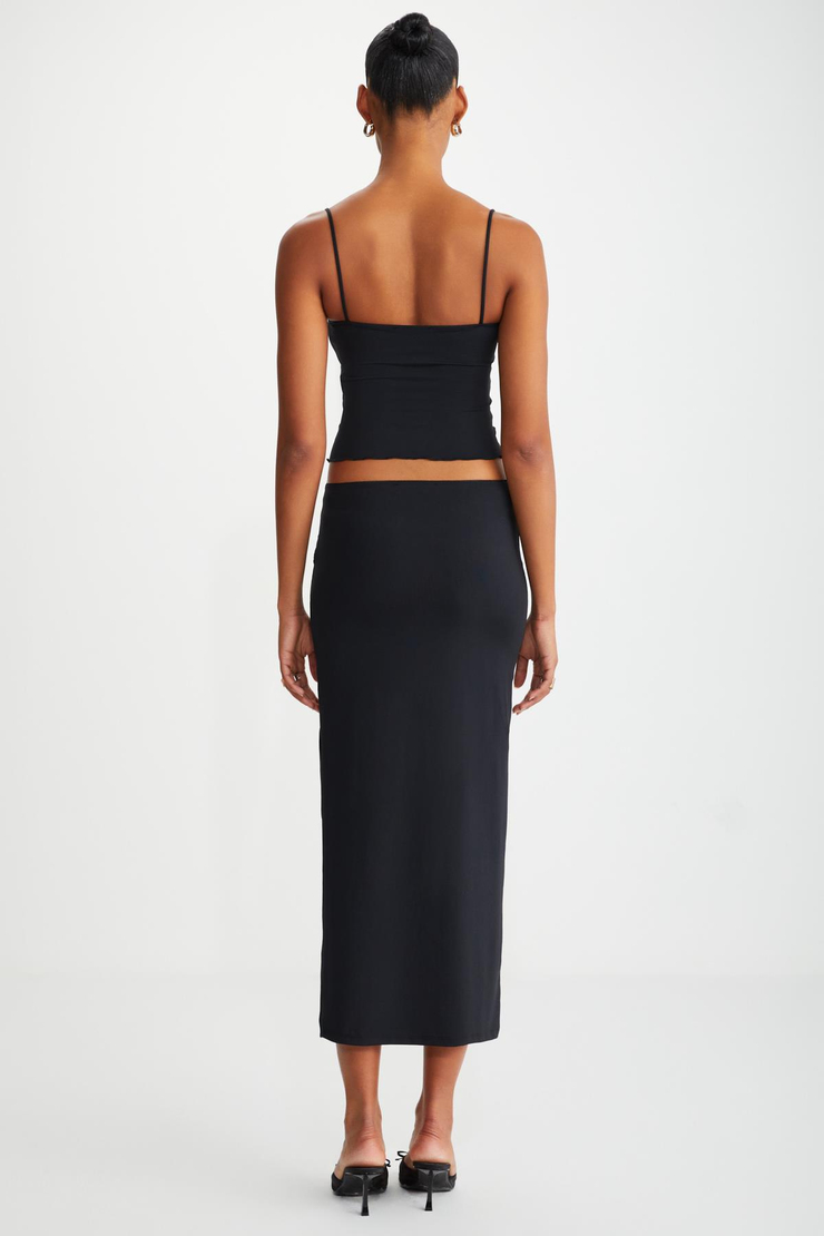 SINEAD Basic Slim Siyah Tekli Büstiyer