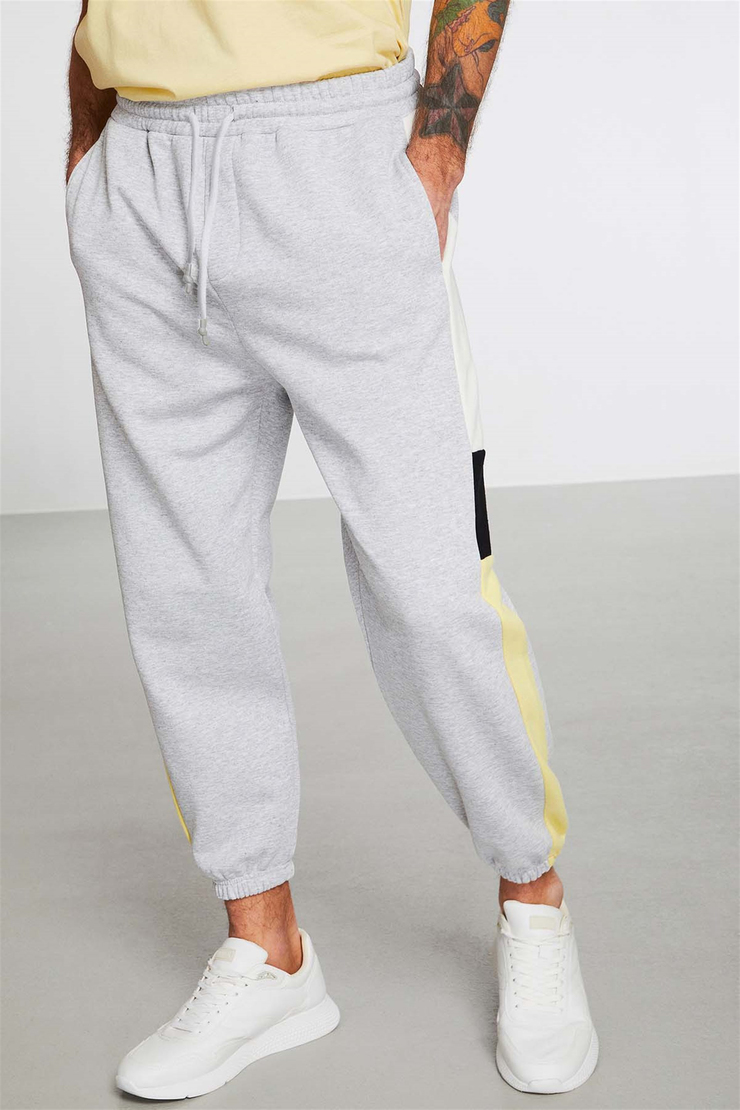 SMASH Örme Comfort Fit Gri  Eşofman Altı