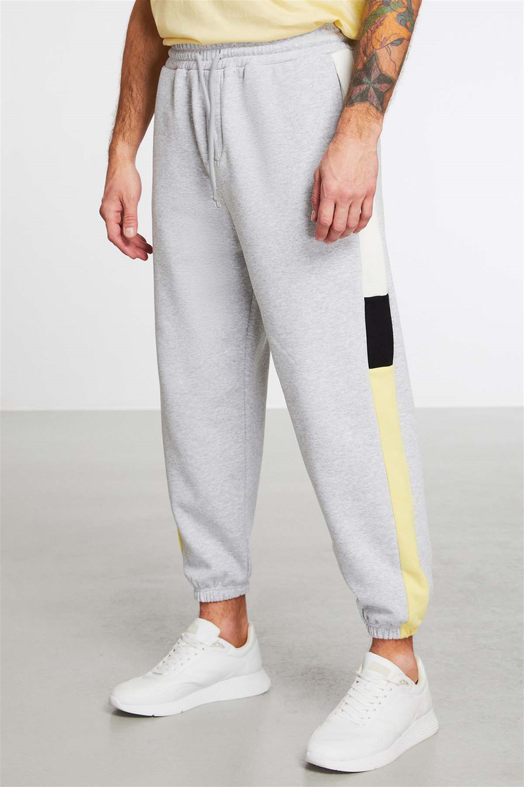 SMASH Örme Comfort Fit Gri  Eşofman Altı
