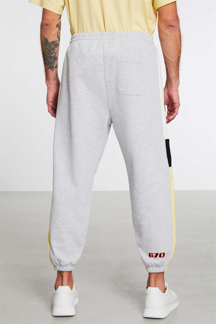 SMASH Örme Comfort Fit Gri  Eşofman Altı
