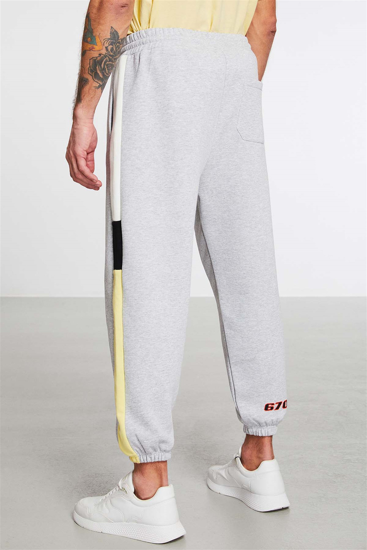 SMASH Örme Comfort Fit Gri  Eşofman Altı