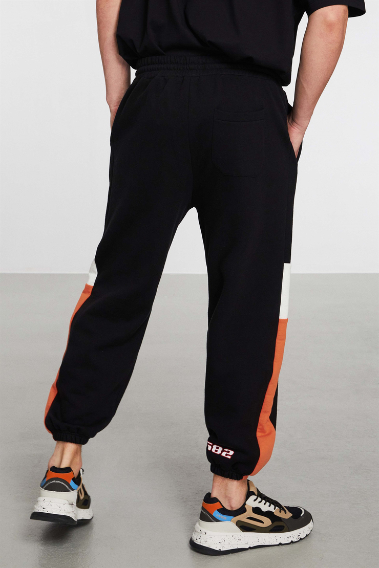 SMASH Örme Comfort Fit Siyah  Eşofman Altı