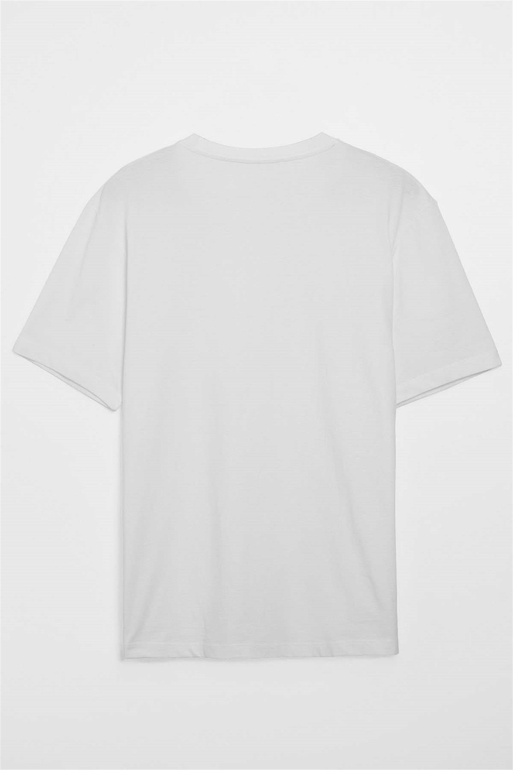 SOLO Örme Regular Fit Beyaz  T-Shirt