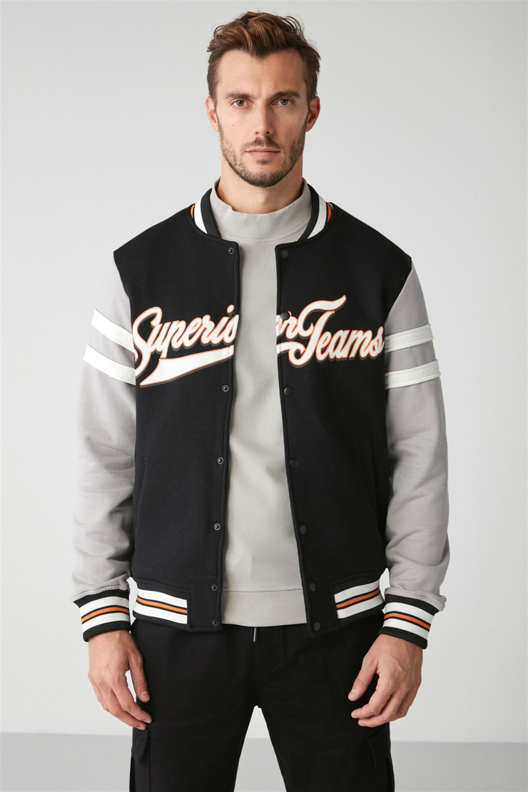 STATE Örme Regular Siyah  Sweatshirt