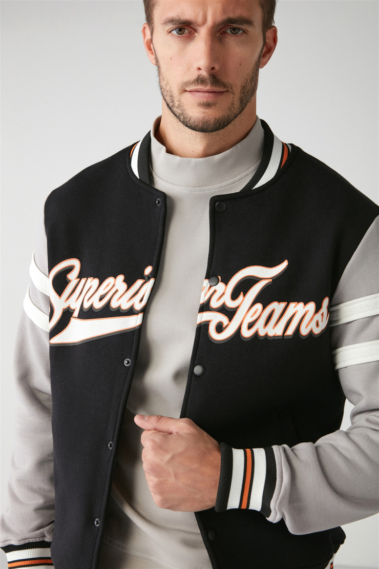STATE Örme Regular Siyah  Sweatshirt