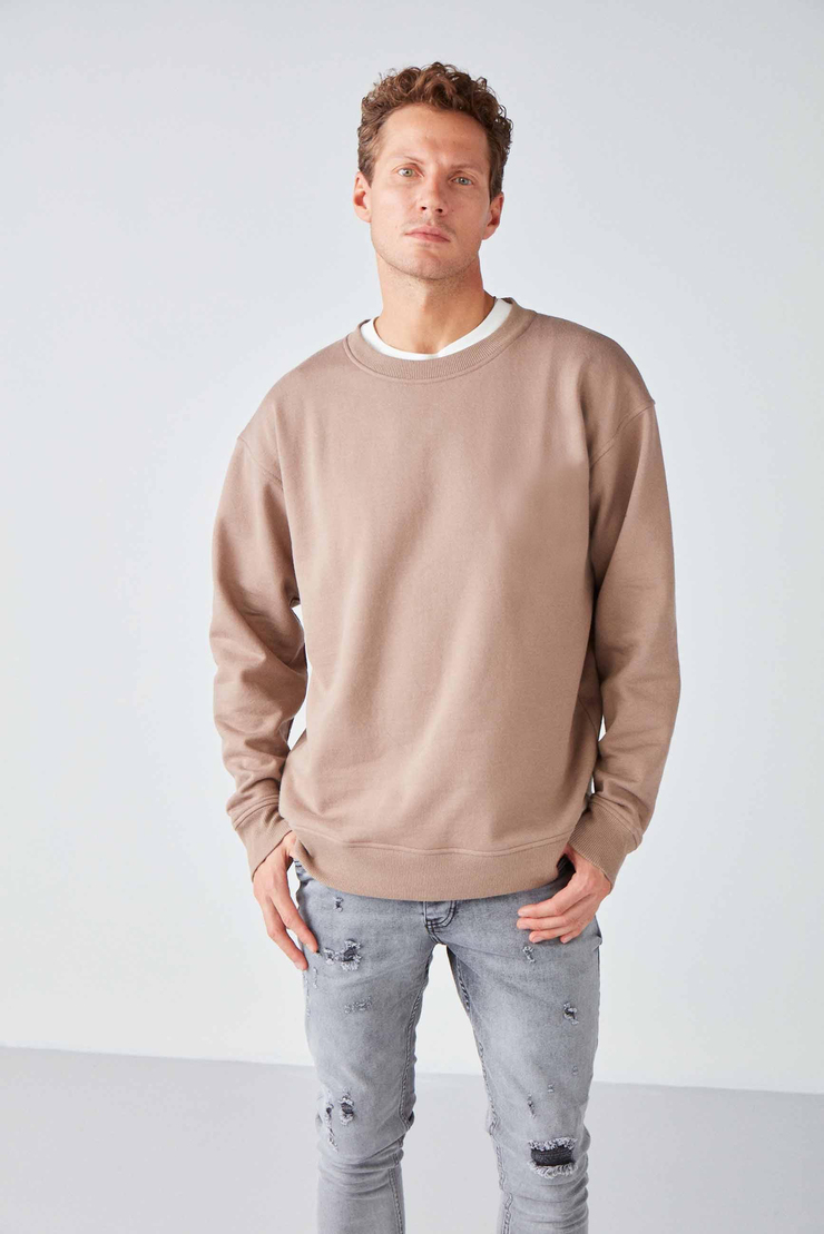 STEPHAN Relaxed Oversize Vizon  Sweatshirt