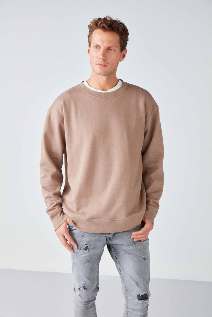 STEPHAN Relaxed Oversize Vizon  Sweatshirt