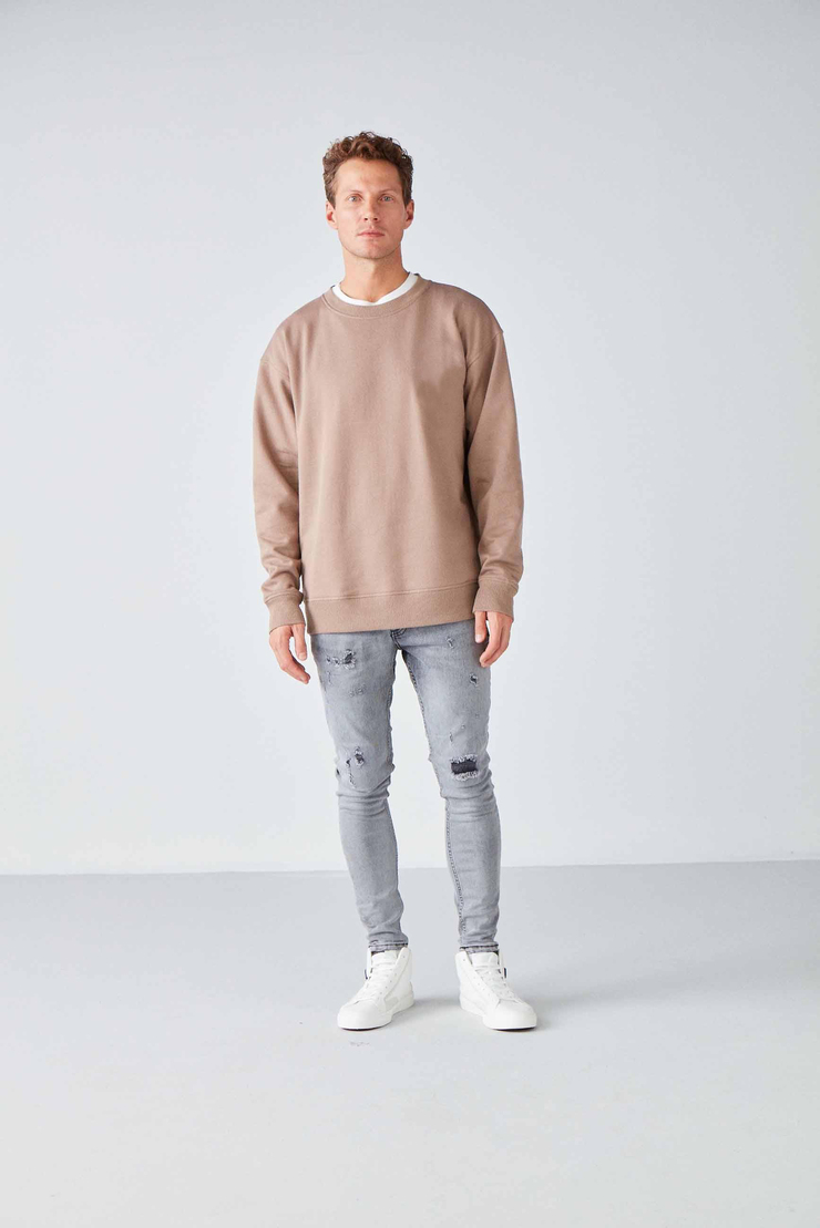 STEPHAN Relaxed Oversize Vizon  Sweatshirt
