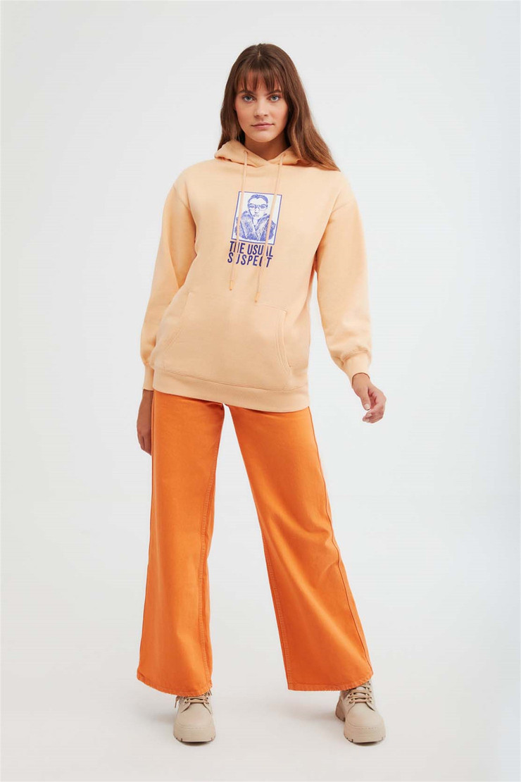 SUSPECT Örme Comfort Fit Somon  Sweatshirt