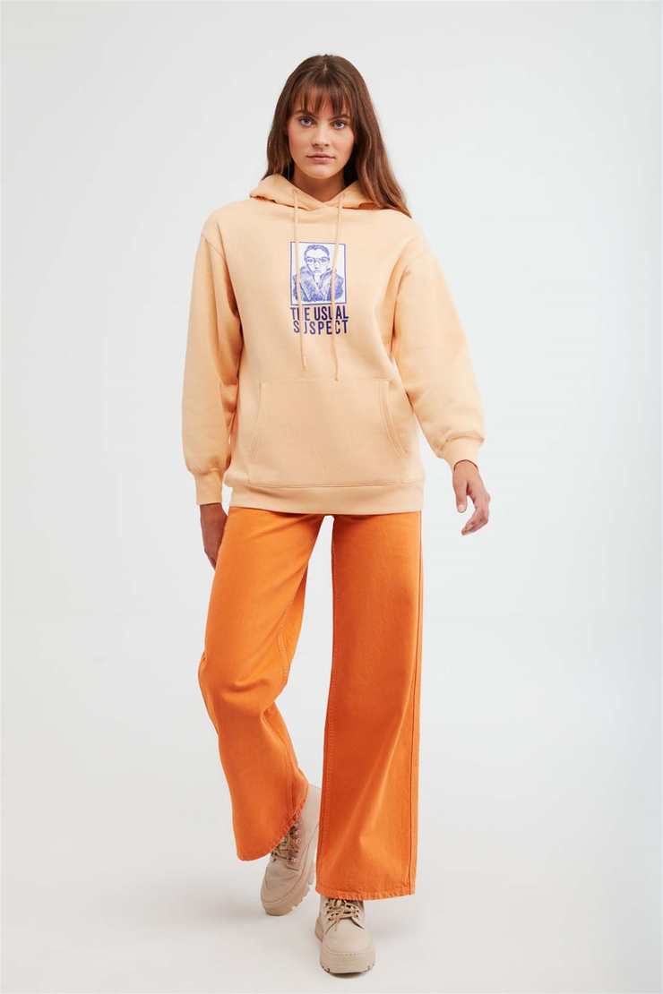 SUSPECT Örme Comfort Fit Somon  Sweatshirt