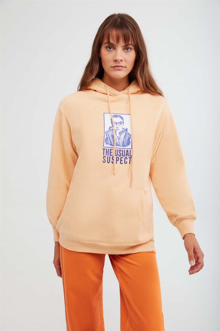 SUSPECT Örme Comfort Fit Somon  Sweatshirt