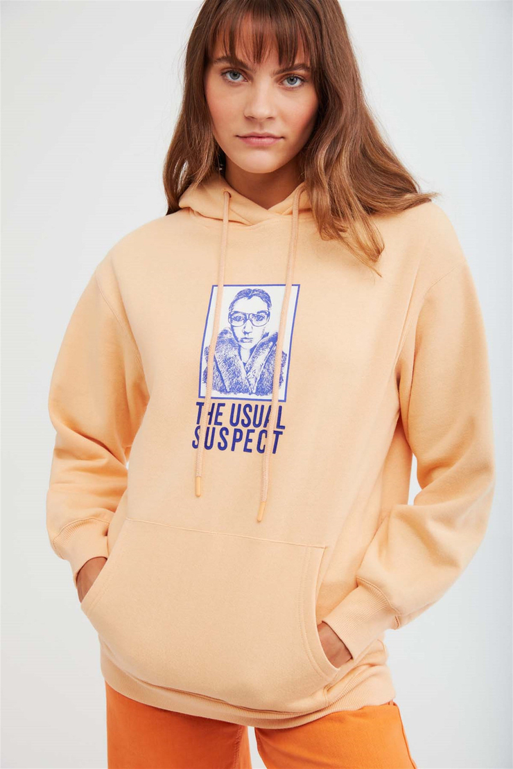 SUSPECT Örme Comfort Fit Somon  Sweatshirt
