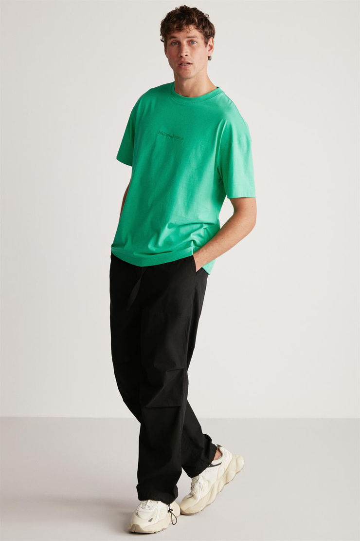 TAYLOR Örme Oversize Yeşil  T-Shirt