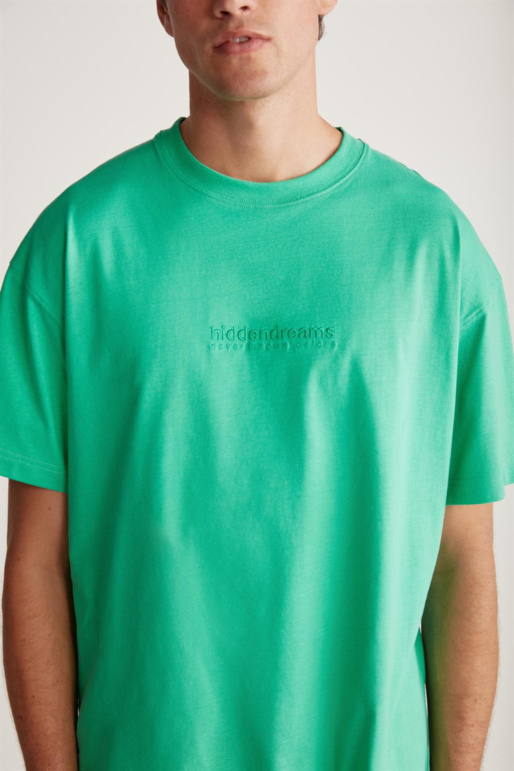 TAYLOR Örme Oversize Yeşil  T-Shirt