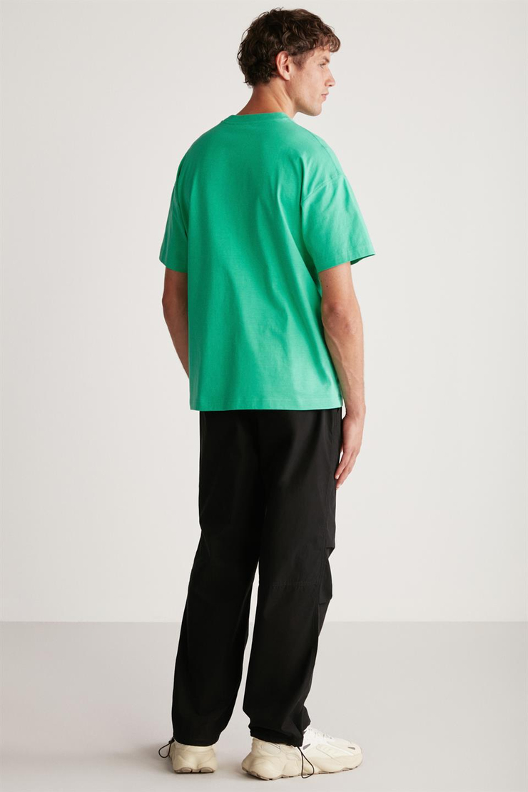 TAYLOR Örme Oversize Yeşil  T-Shirt