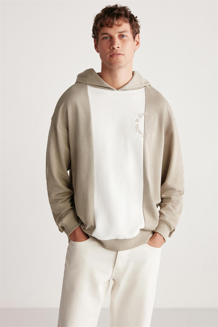 TIMOTHY Örme Regular Haki  Sweatshirt