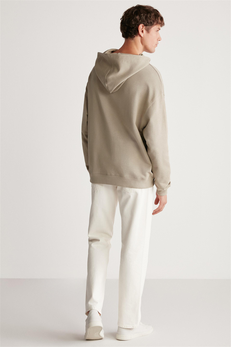TIMOTHY Örme Regular Haki  Sweatshirt