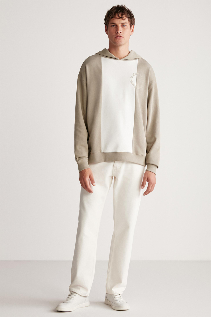 TIMOTHY Örme Regular Haki  Sweatshirt