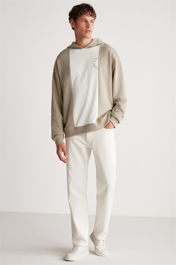 TIMOTHY Örme Regular Haki  Sweatshirt