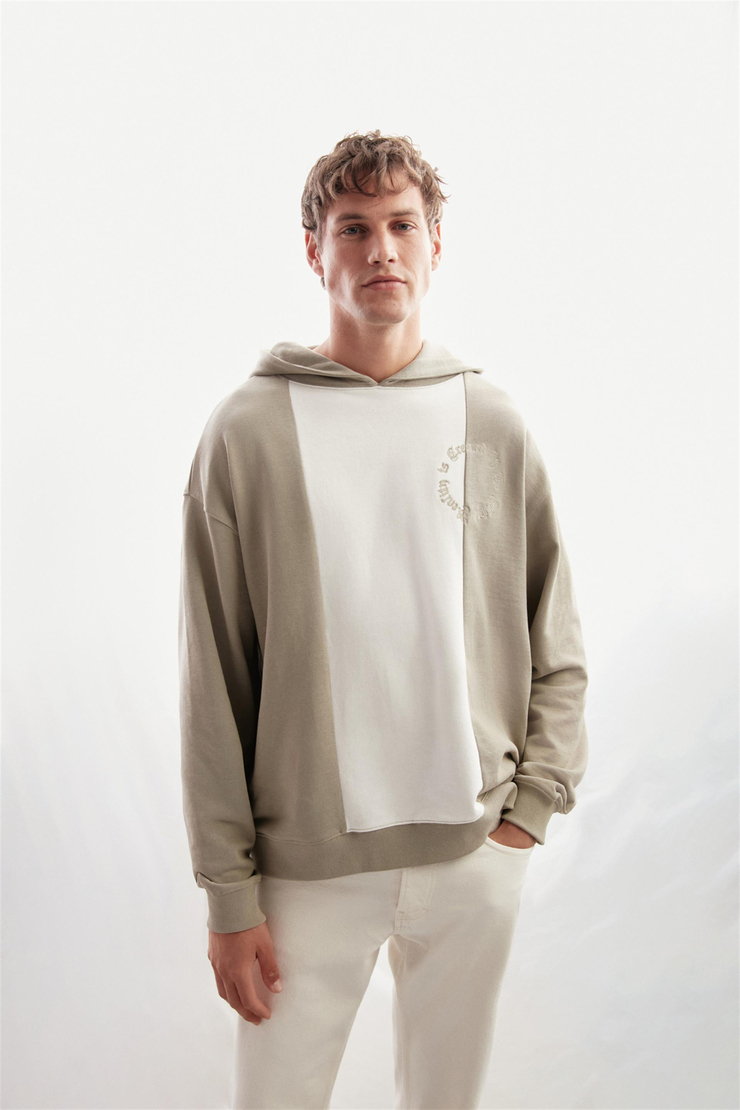TIMOTHY Örme Regular Haki  Sweatshirt