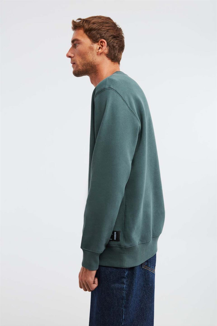 TRAVIS Örme Regular Koyu Yeşil  Sweatshirt