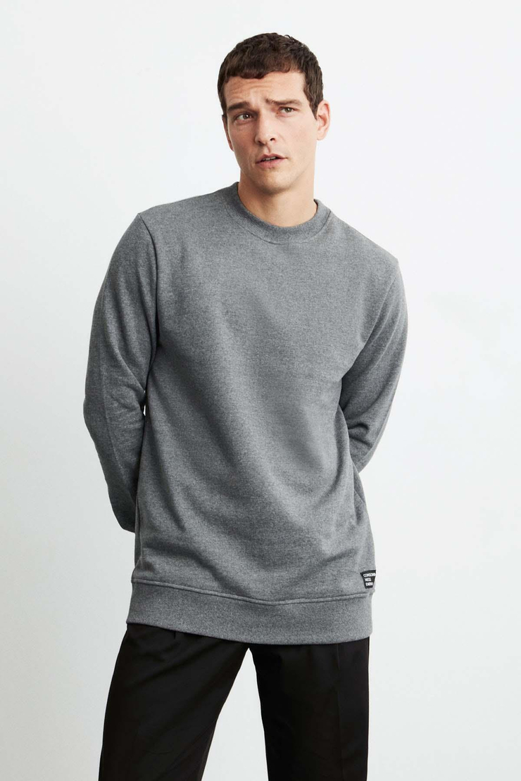 TRAVIS Relaxed Regular Antrasit  Sweatshirt