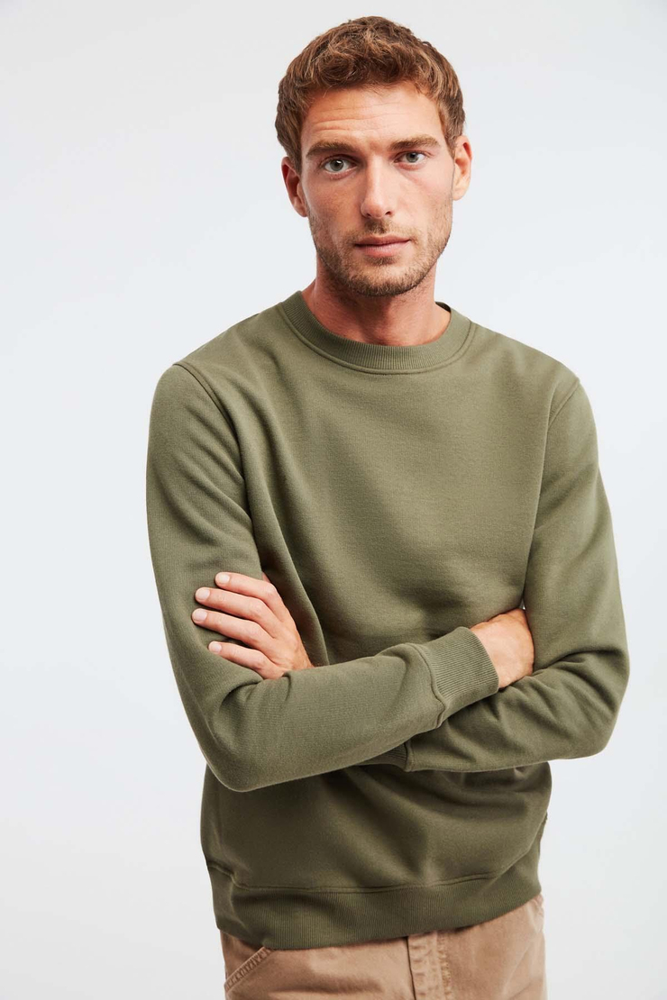 TRAVIS Relaxed Regular Haki  Sweatshirt