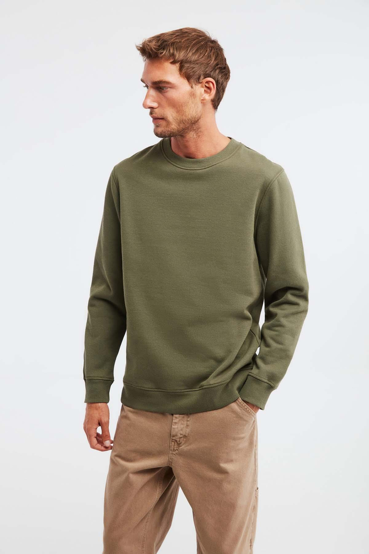 TRAVIS Relaxed Regular Haki  Sweatshirt