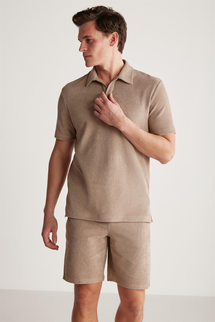 TYLOR Örme Regular Kahverengi  Şort