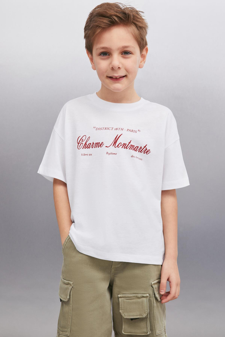 ULYSE Erkek Beyaz T-Shirt