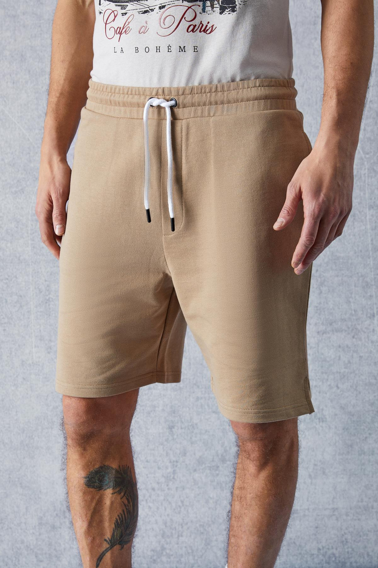 UNCERTAIN Erkek Comfort Fit Açık Kahverengi Şort & Bermuda