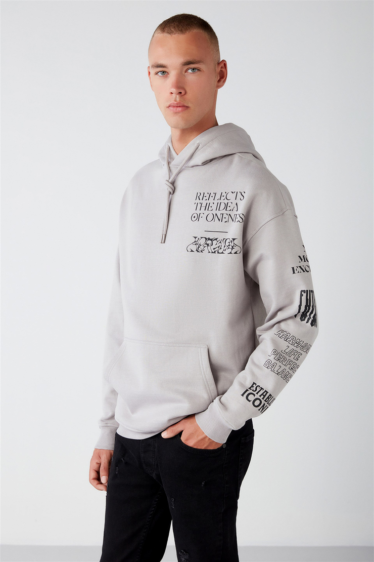 UNDERCOVER Örme Regular Gri  Sweatshirt