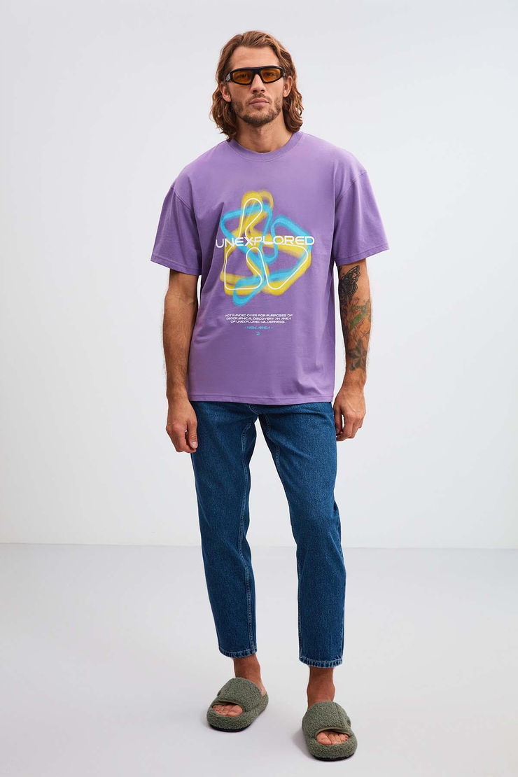 Unexplored Relaxed Oversize Mor T-Shirt
