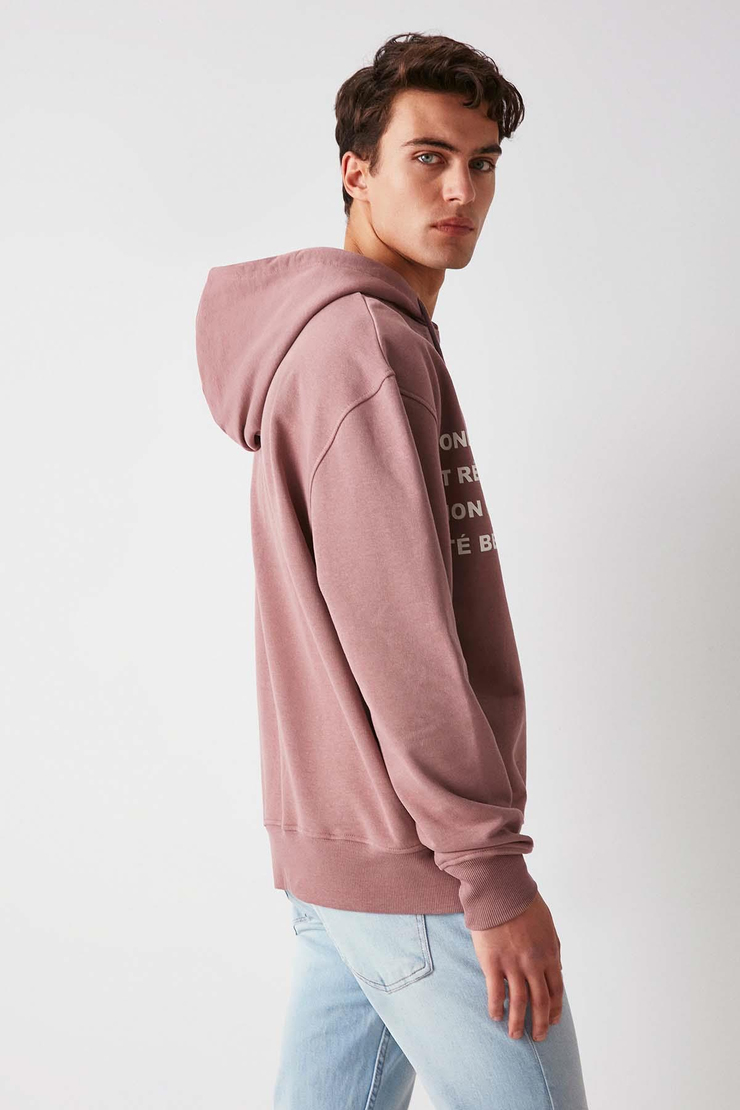 Union Oversize Mürdüm Sweatshirt