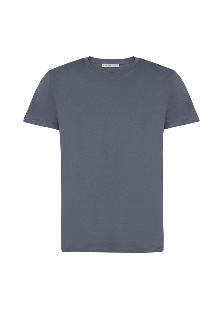 UTAH Örme Dar - Slim Gri - Grimelanj 2'lü T-Shirt