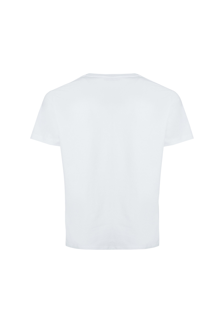 UTAH Örme Dar - Slim Lacivert - Beyaz 2'lü T-Shirt