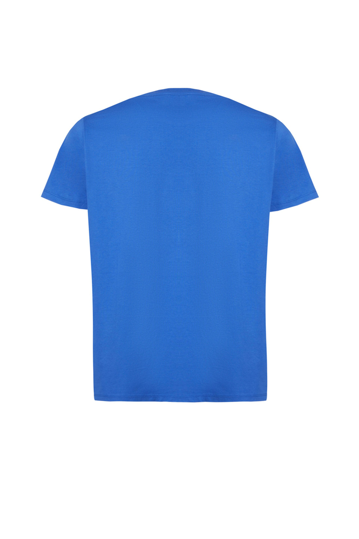 UTAH Örme Dar - Slim Mavi - Turuncu 2'lü T-Shirt