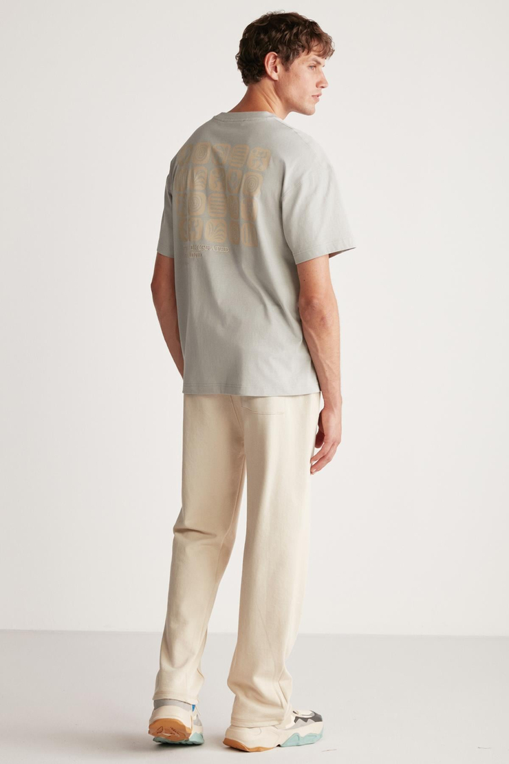 VANCE Oversize Gri T-Shirt
