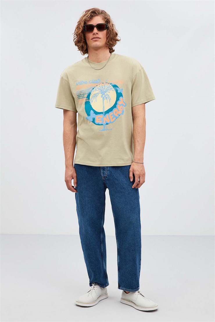 VİBE Örme Oversize 760  T-Shirt