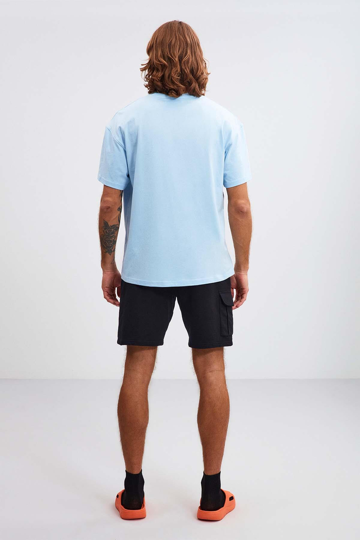 Vista Relaxed Oversize Mavi T-Shirt