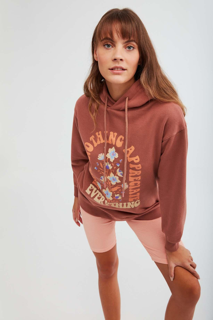 Vıva Comfort Kiremit Rengi Sweatshirt