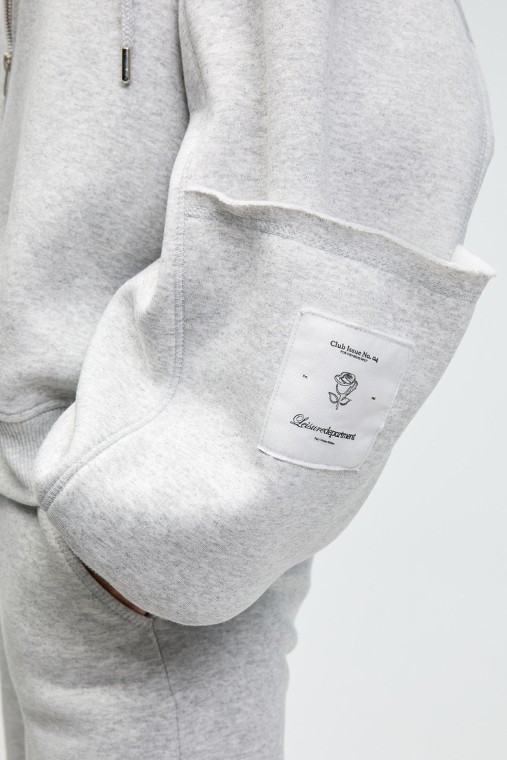 VIVIENNE Kadın Metal Fermuarlı Kapüşonlu Kolda Süs Etiket Ve Cep Detaylı Grimelanj Sweatshirt