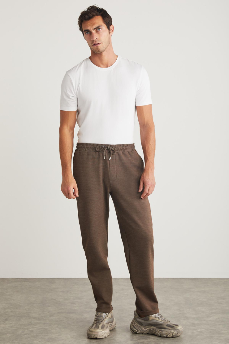 WALSH  Regular Bej Tekli Pantolon