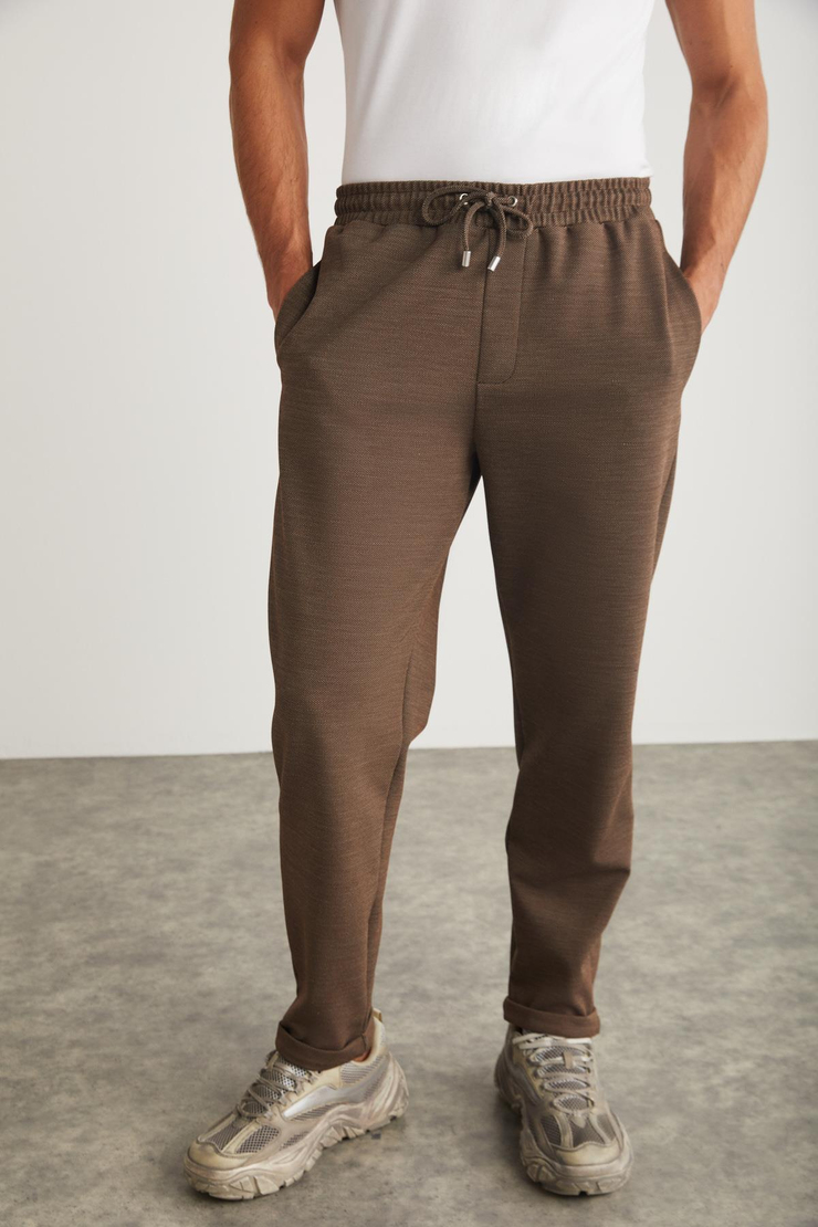 WALSH  Regular Bej Tekli Pantolon