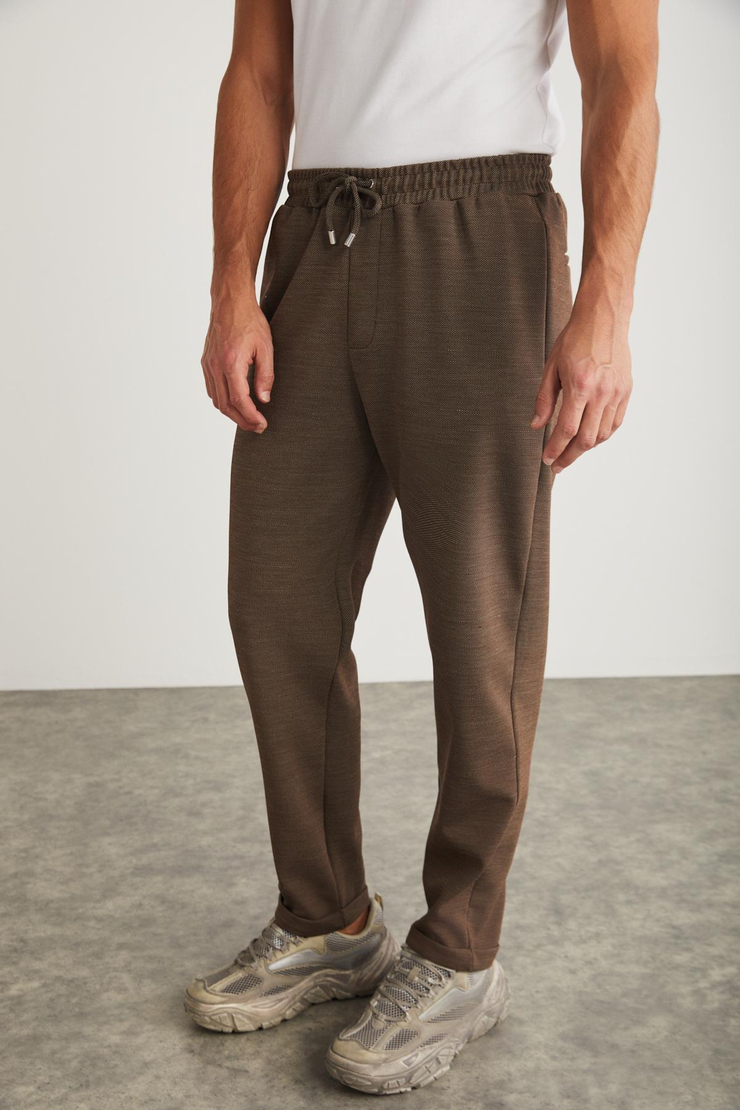 WALSH  Regular Bej Tekli Pantolon