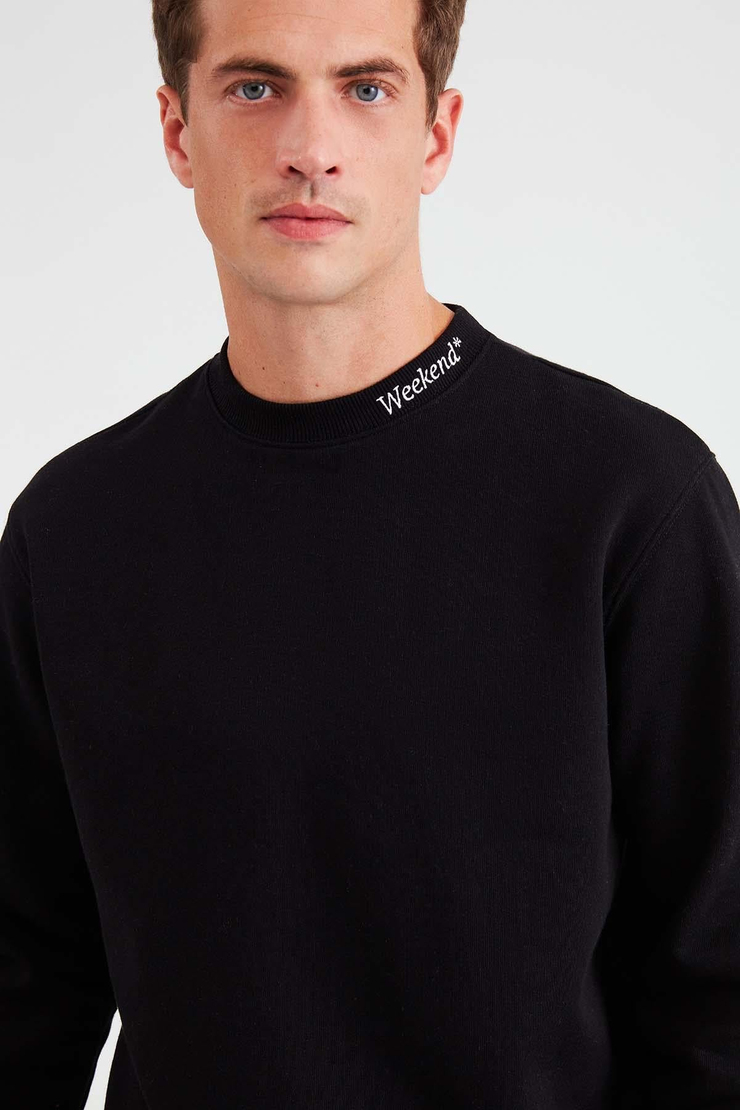Weekend Comfort Siyah Sweatshirt