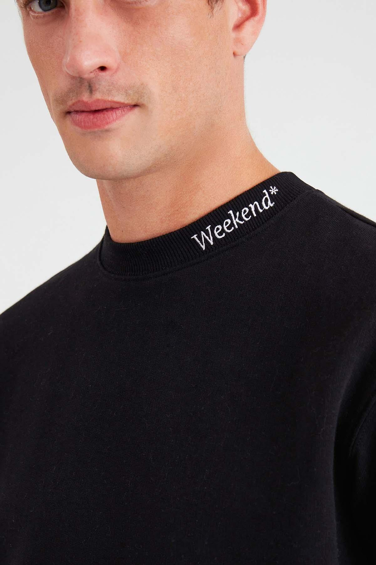 Weekend Comfort Siyah Sweatshirt