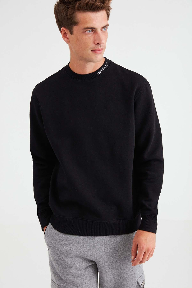 Weekend Comfort Siyah Sweatshirt