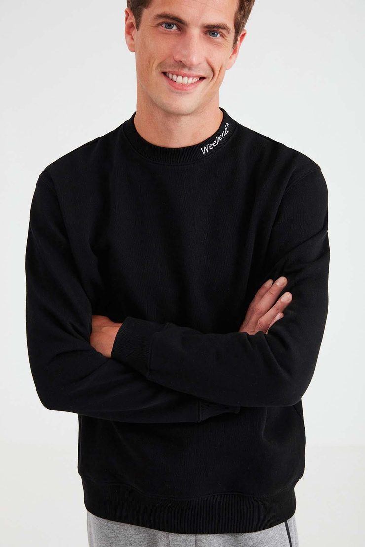 Weekend Comfort Siyah Sweatshirt