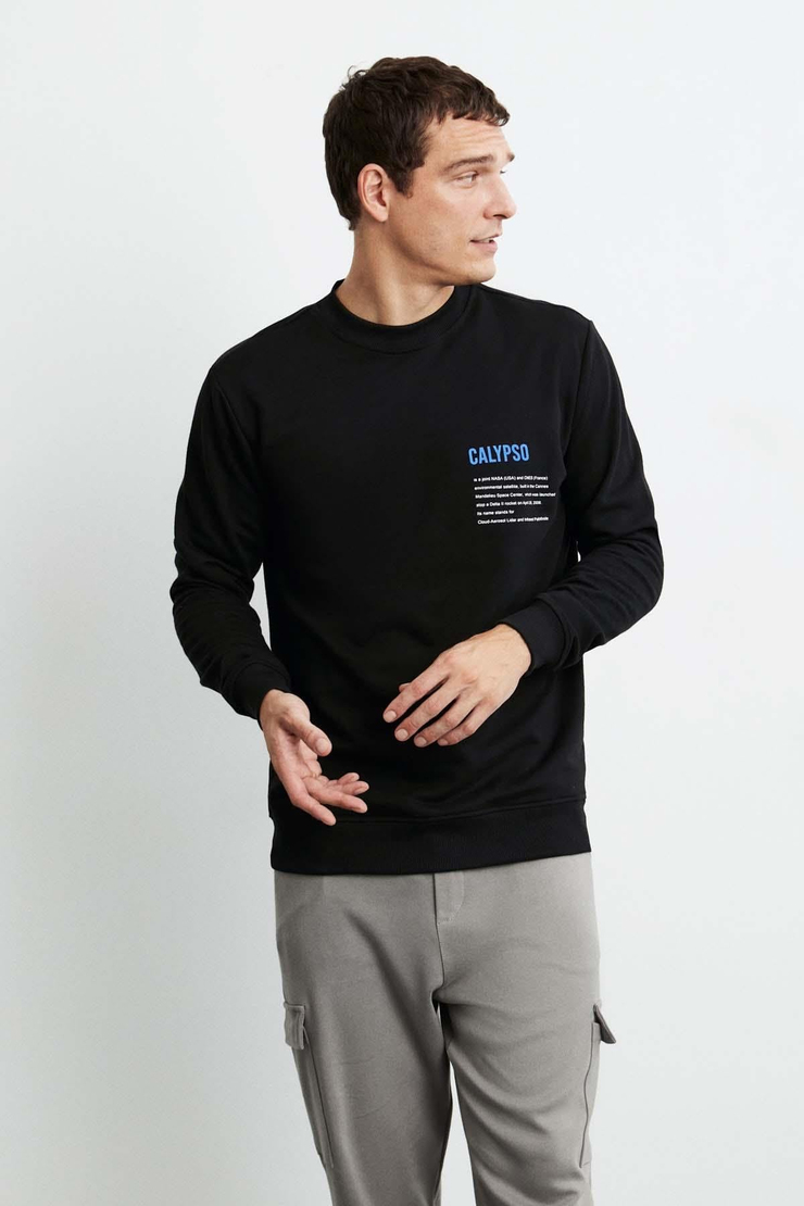 Zayd Comfort Siyah Sweatshirt